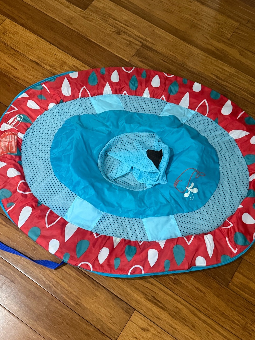 36" Inflatable Red and Blue Whale
Swimming Pool Baby Float
